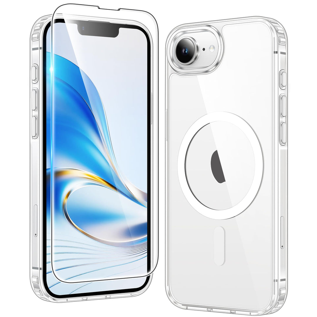 MaxGuard ClearShield: Magnetic Anti-Yellow iPhone Case