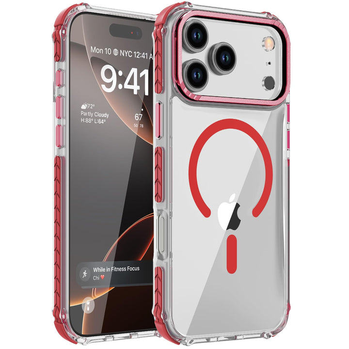 MagnoGuard Forest Red iPhone 17 Pro Max Case