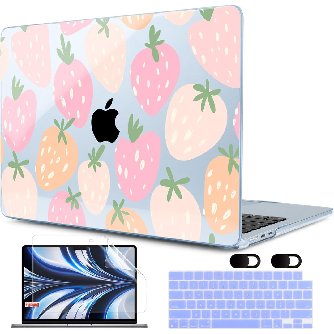 MEEgoodo Floral Hard Shell Case for MacBook Air 13