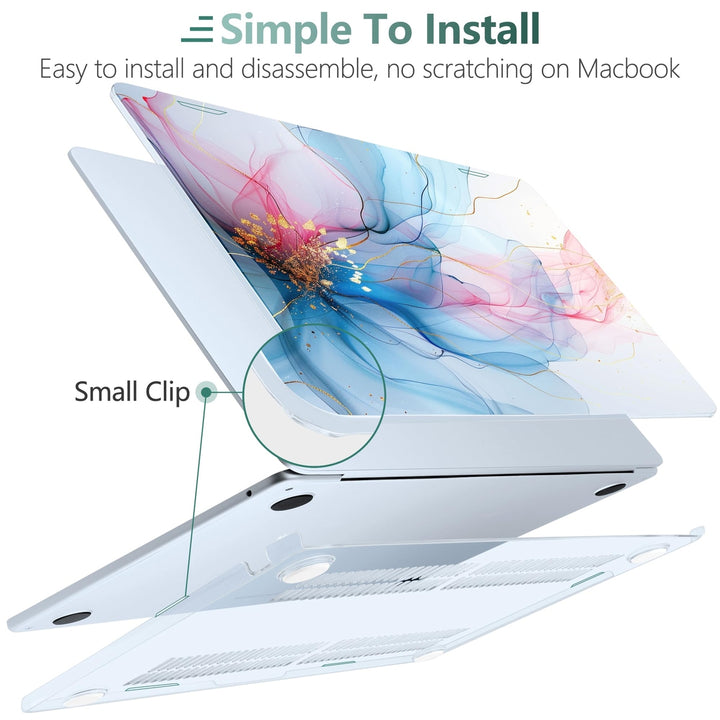 DONGKE Bows & Stars MacBook Air Hard Shell Case