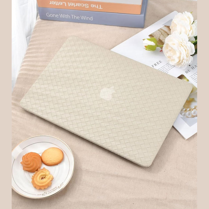 Seorsok Elegant Leather MacBook Air Case - Beige