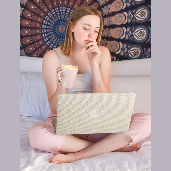 Seorsok Elegant Leather MacBook Air Case - Beige