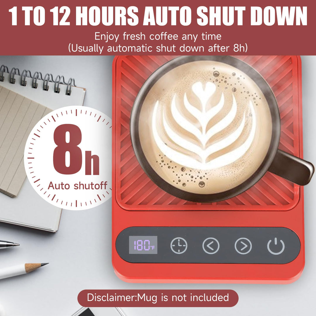 Smart Mug Warmer Pro: Timed Temp Control