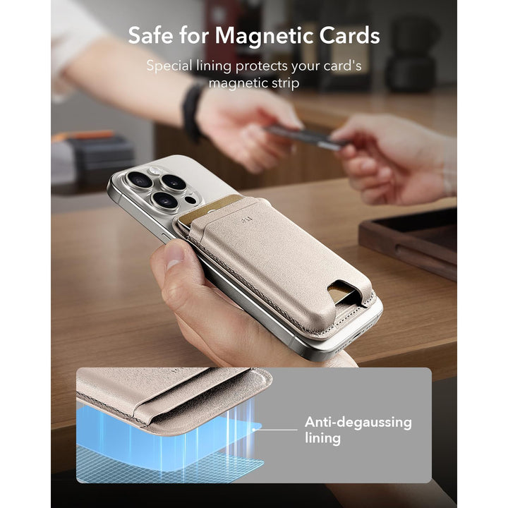 ESR MagSafe Slim Wallet - 5-Card RFID Black - DOKUTRONIX