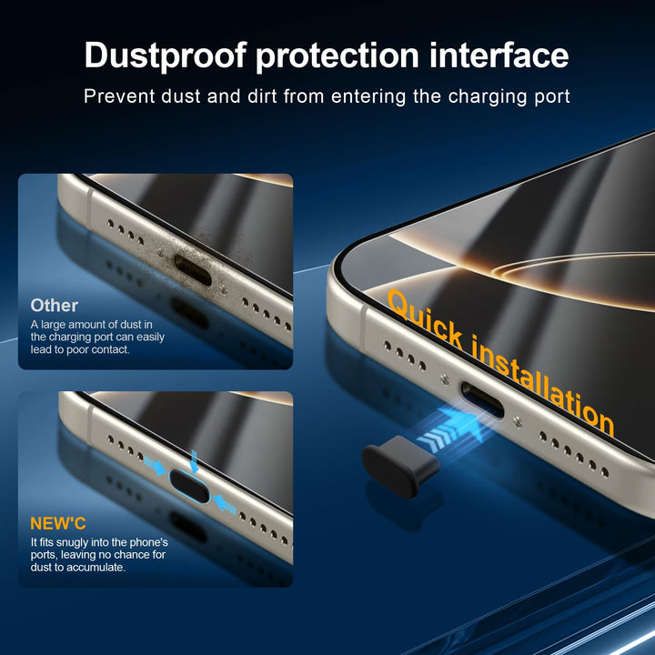 NEW'C Triple Shield: iPhone 16 Pro Protection Kit