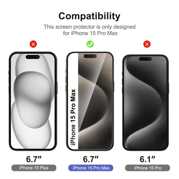 NEW'C Triple Shield: iPhone 16 Pro Protection Kit