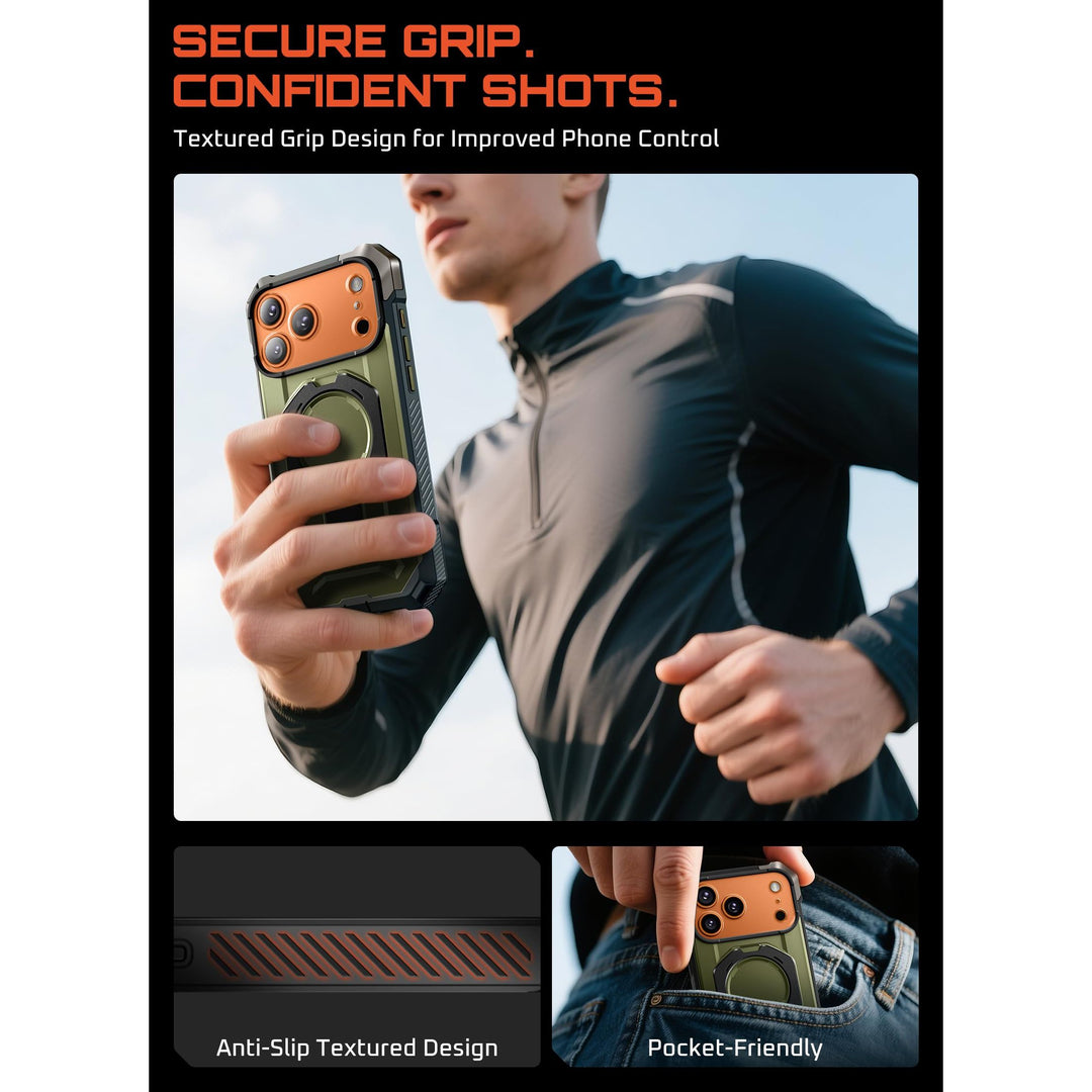 DesertGuard: MagSafe iPhone 17 Pro Max Case + Kickstand