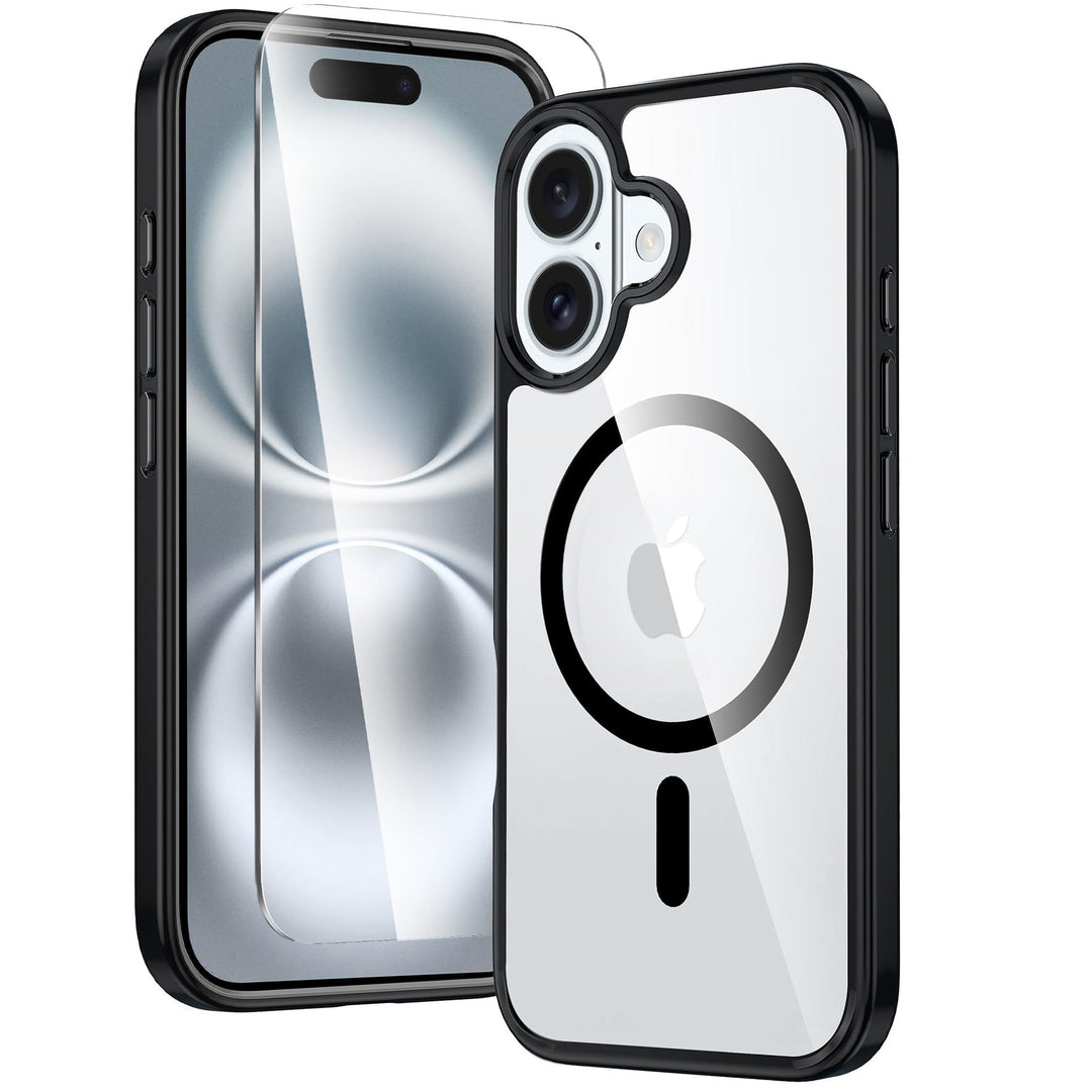 MaxGuard ClearShield: Magnetic Anti-Yellow iPhone Case