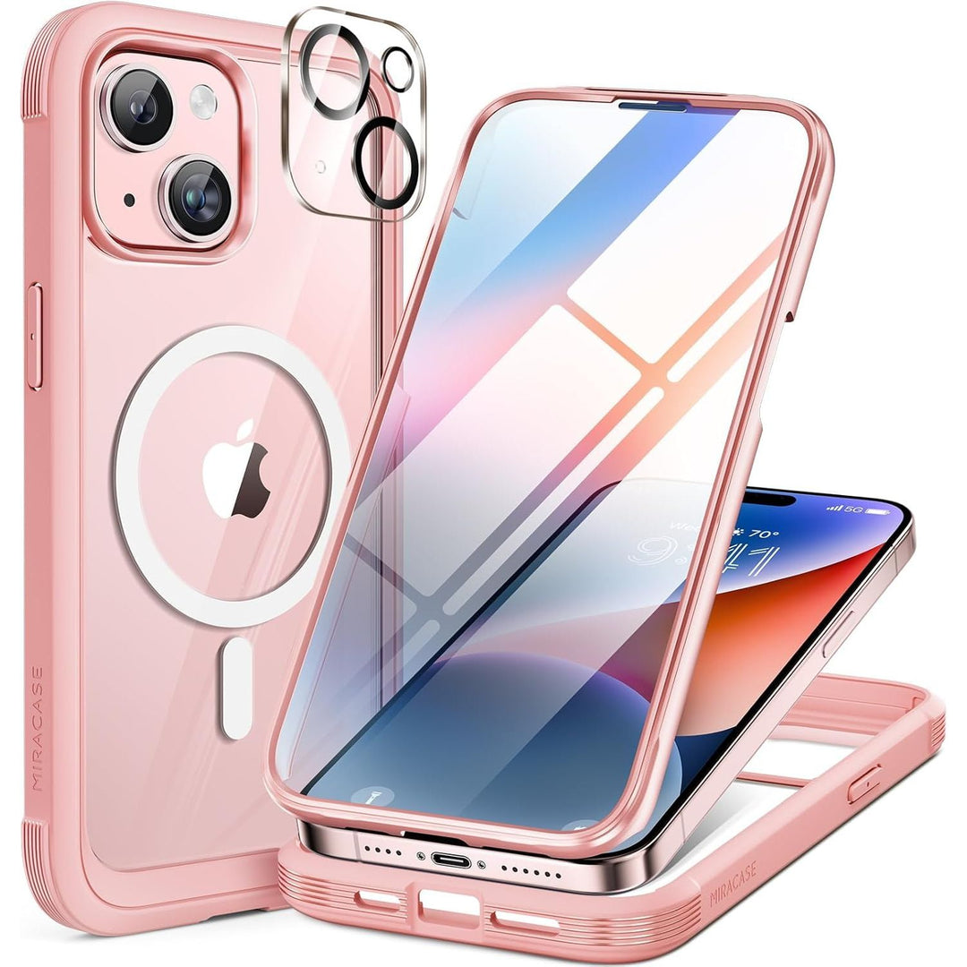 Miracase MagSafe Armor Case for iPhone 17 Pro Max Orange