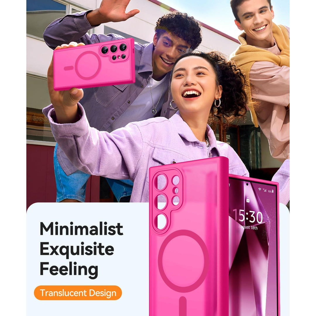 MagFlex Clear Case for Galaxy S25 Ultra with Kickstand - DOKUTRONIX