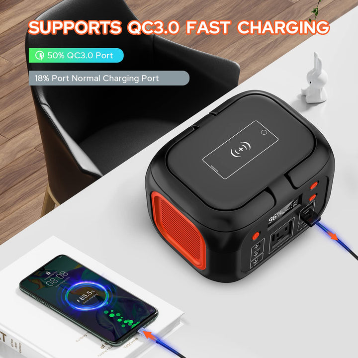 “SolarGo 97: Portable Power Hub for Adventure”