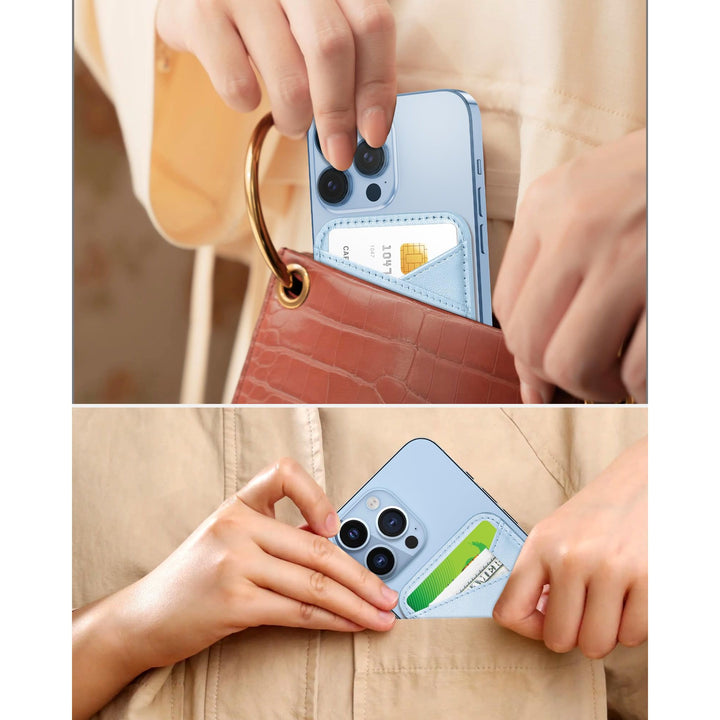 Miroddi MagSafe Leather Wallet - Ultra-Thin & RFID Blocker - DOKUTRONIX