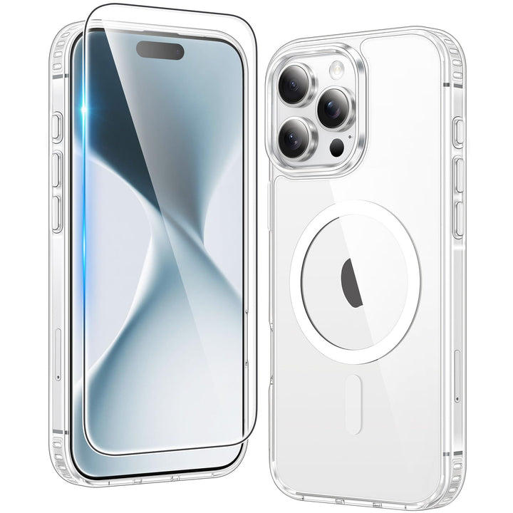MaxGuard ClearShield: Magnetic Anti-Yellow iPhone Case