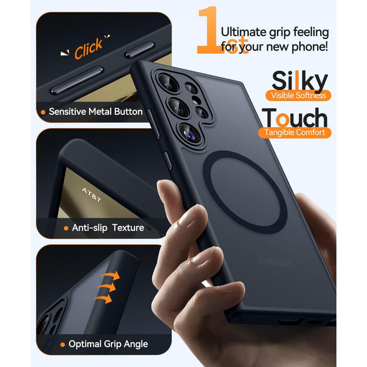 MagFlex Clear Case for Galaxy S25 Ultra with Kickstand - DOKUTRONIX