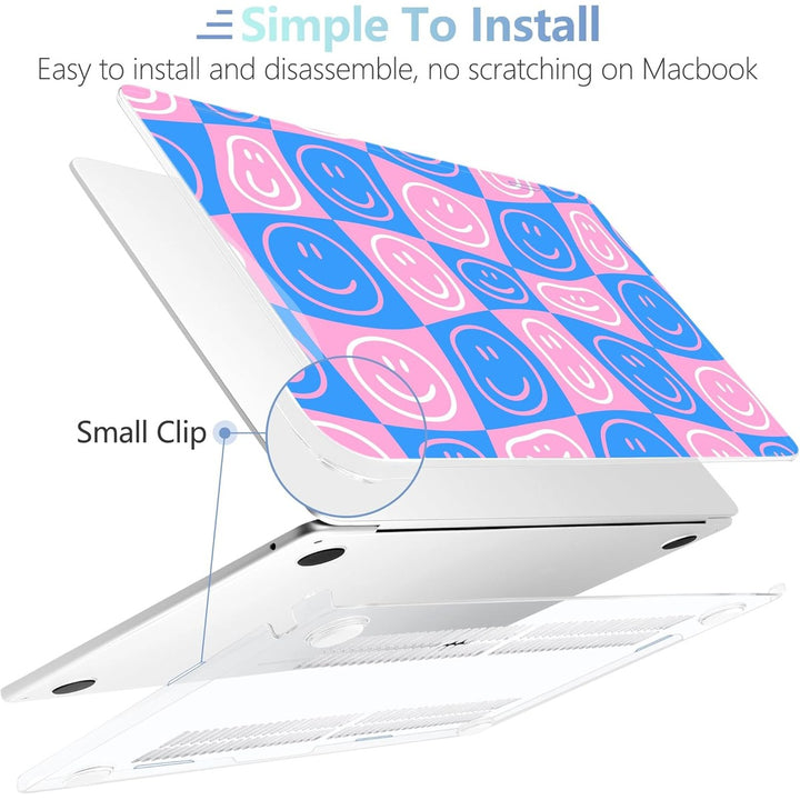 MEEgoodo Floral Hard Shell Case for MacBook Air 13