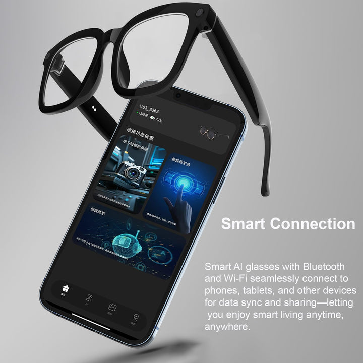 VisionMate Smart Glasses: Capture, Connect, Explore