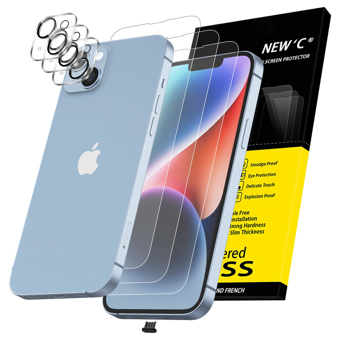 NEW'C Triple Shield: iPhone 16 Pro Protection Kit