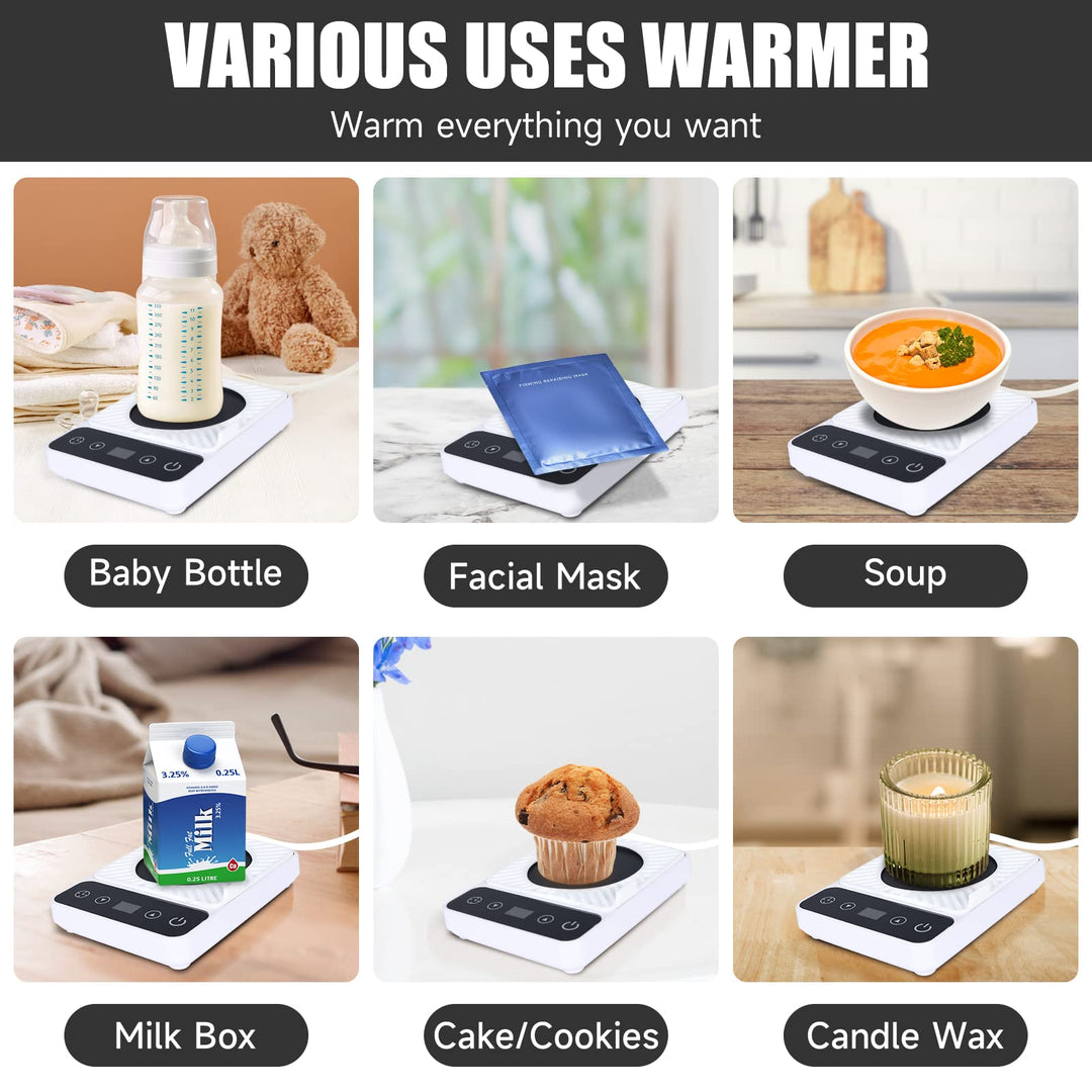 Smart Mug Warmer Pro: Timed Temp Control