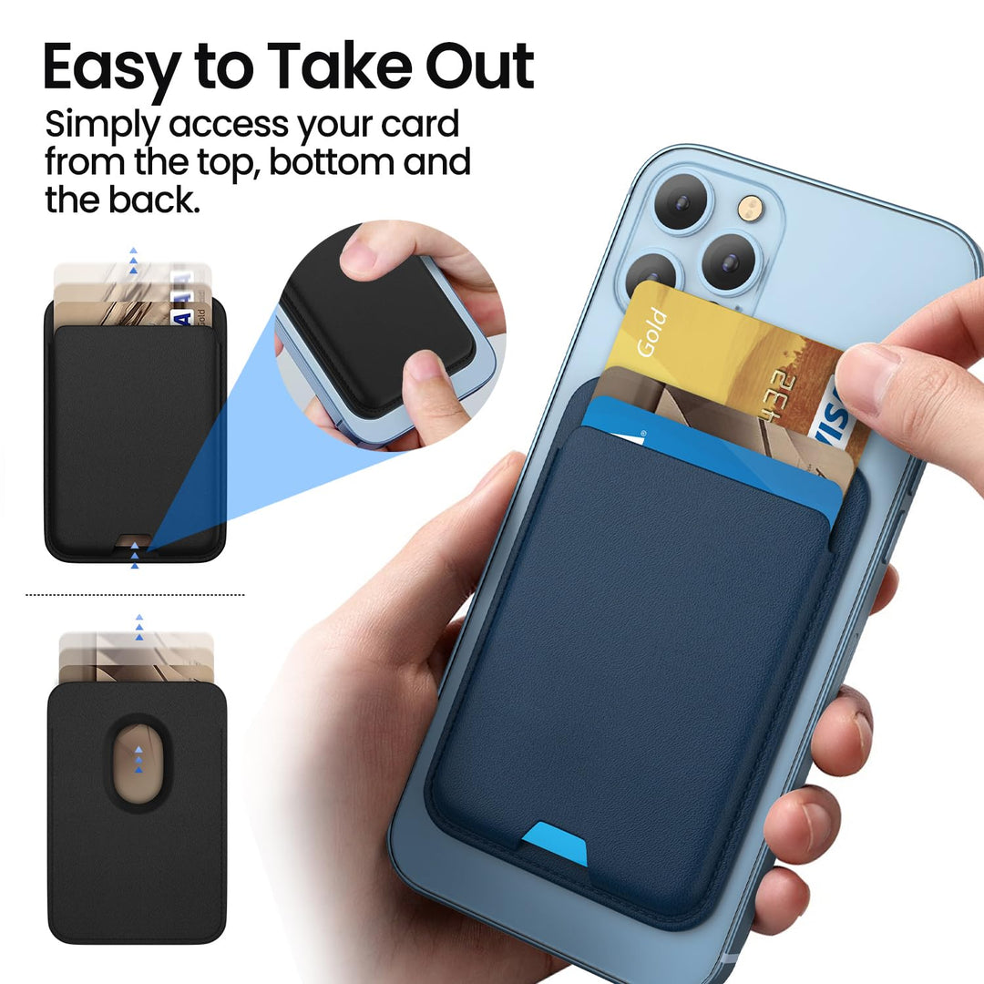 MagSafe Jet Wallet: Sleek Card Holder for iPhone - DOKUTRONIX