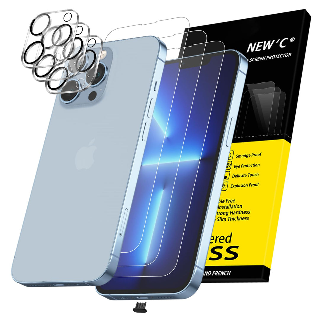 NEW'C Triple Shield: iPhone 16 Pro Protection Kit