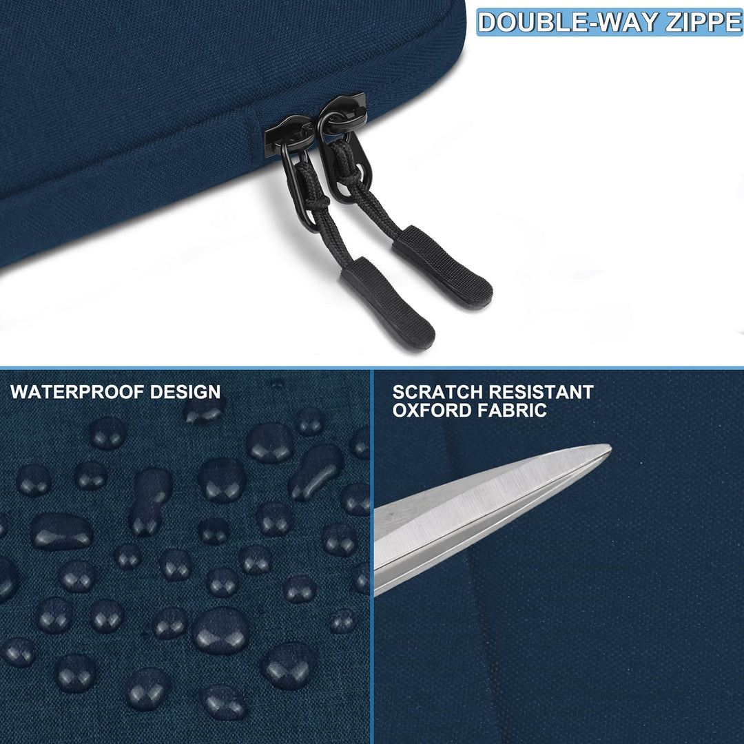 Gray Shockproof 13.3 Laptop Sleeve & Accessory Bag