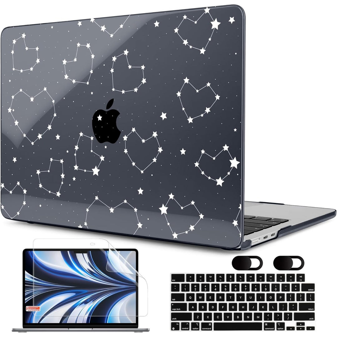 MEEgoodo Floral Hard Shell Case for MacBook Air 13