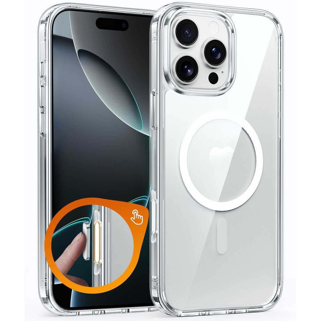 ClearShield Pro-Max Case: Slim, Magnetic, Shockproof - DOKUTRONIX