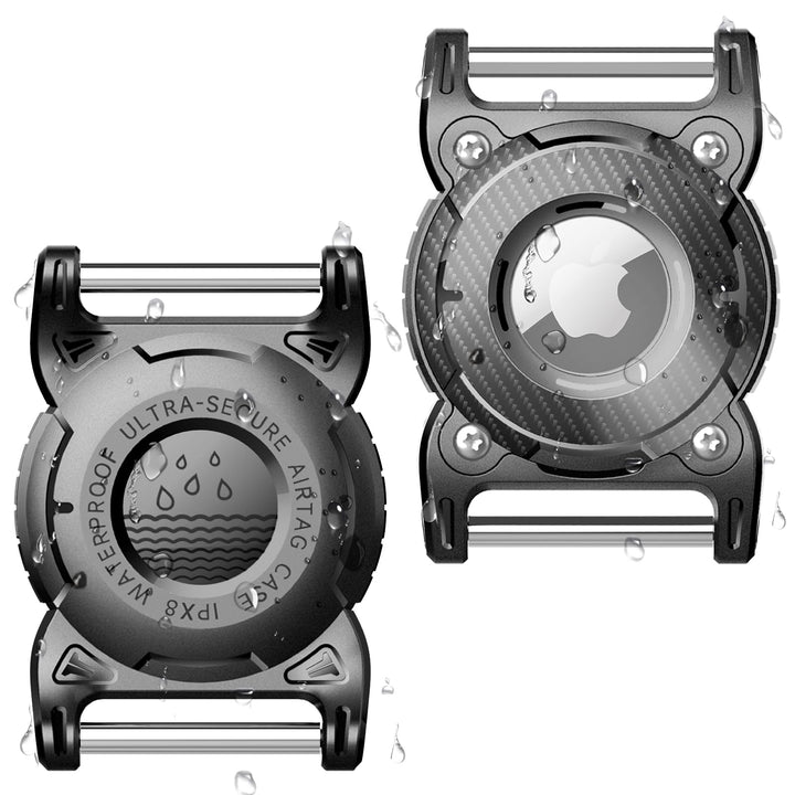 ONEONTA Waterproof AirTag Dog Collar Holder – TPU & Metal - DOKUTRONIX