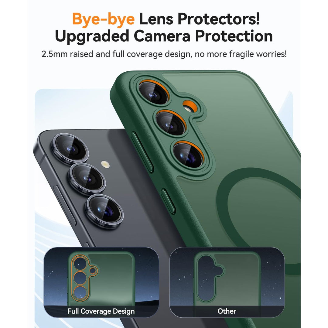 MagFlex Clear Case for Galaxy S25 Ultra with Kickstand - DOKUTRONIX