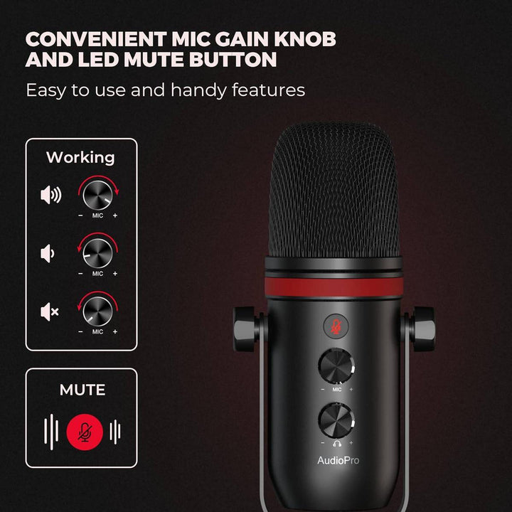 LumiVox Pro 2.0 LED Microphone - DOKUTRONIX