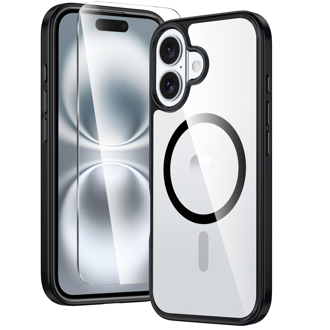 MaxGuard ClearShield: Magnetic Anti-Yellow iPhone Case