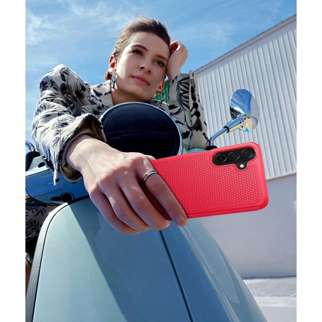 FNTCASE for Samsung Galaxy A14 5G Case: Dual Layer Protective Heavy Duty Cell Phone Cover Shockproof Rugged with Non Slip Textured Back - Military Protection Bumper Tough - 2023, 6.6inch (Matte Black) - DOKUTRONIX