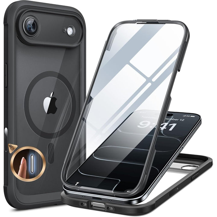 Miracase MagSafe Armor Case for iPhone 17 Pro Max Orange