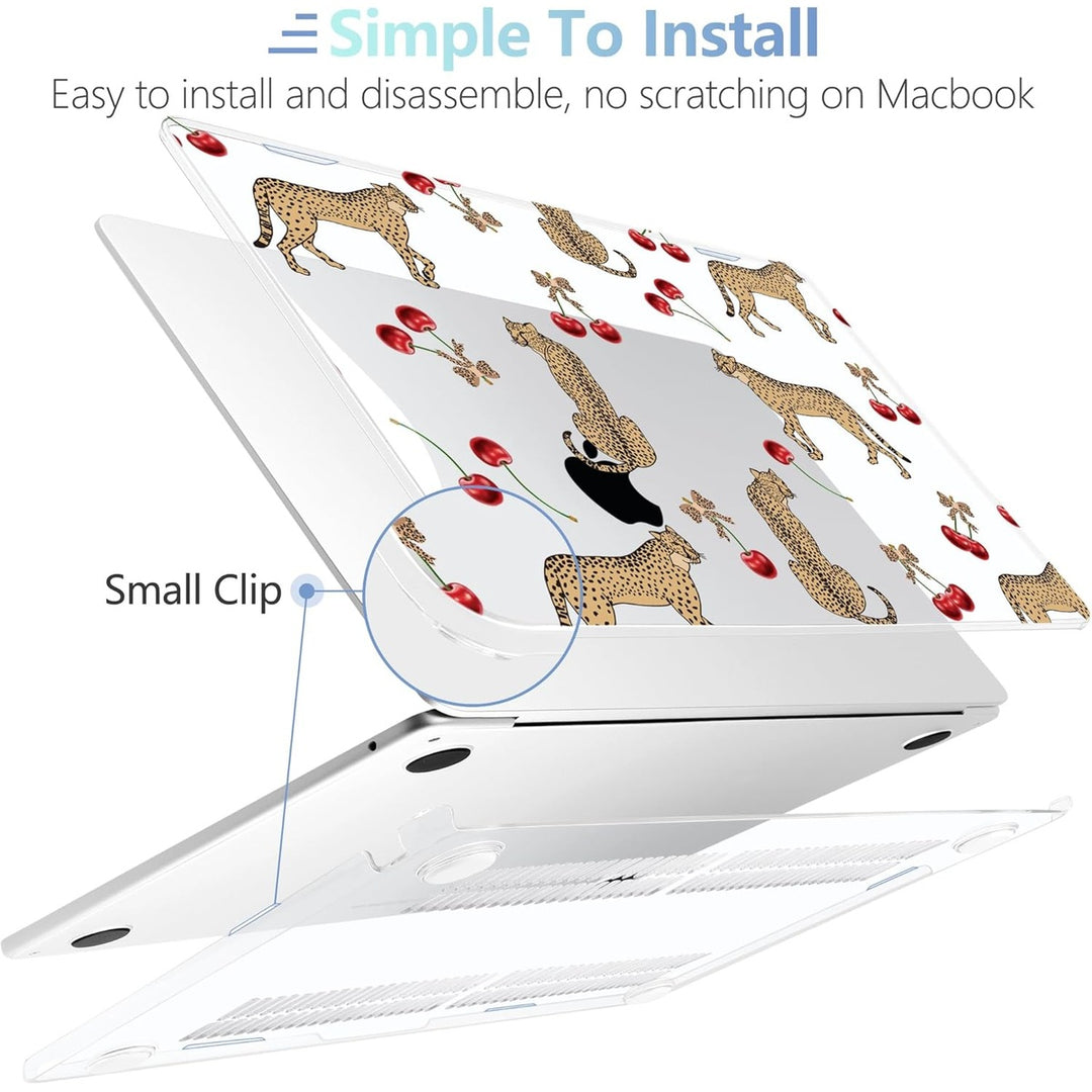 MEEgoodo Floral Hard Shell Case for MacBook Air 13