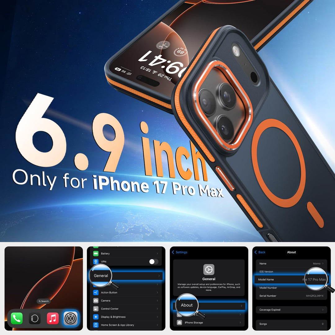 MagneFlex 3-in-1 iPhone 17 Pro Max Case - Red