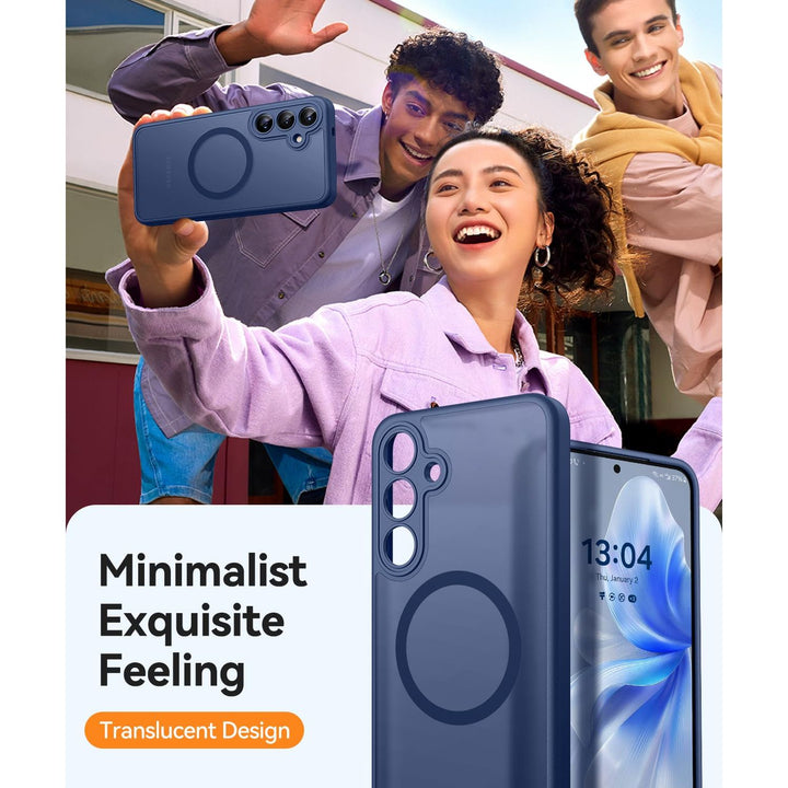 MagFlex Clear Case for Galaxy S25 Ultra with Kickstand - DOKUTRONIX