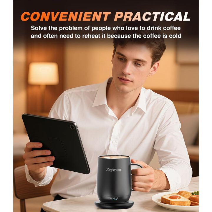 HeatMate 16oz Coffee Mug