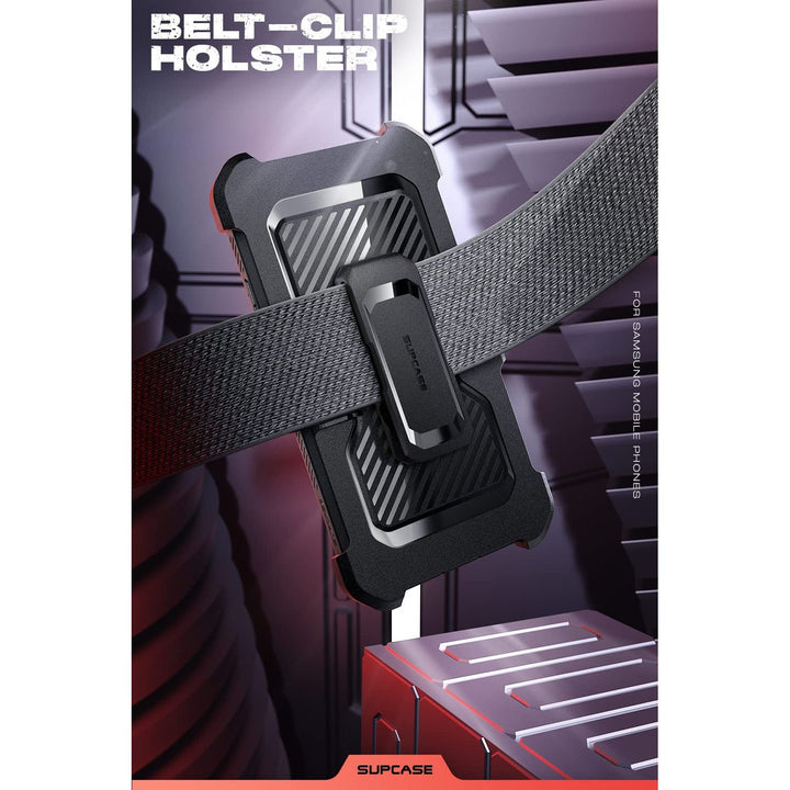 SUPCASE for Samsung Galaxy S23 Ultra Case with Stand, [Unicorn Beetle Pro] [2 Front Frames] [Built-in Screen Protector & Belt-Clip] Military-Grade Protection Phone Case for Galaxy S23 Ultra, Black - DOKUTRONIX