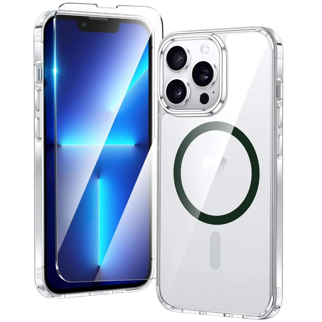 MaxGuard ClearShield: Magnetic Anti-Yellow iPhone Case