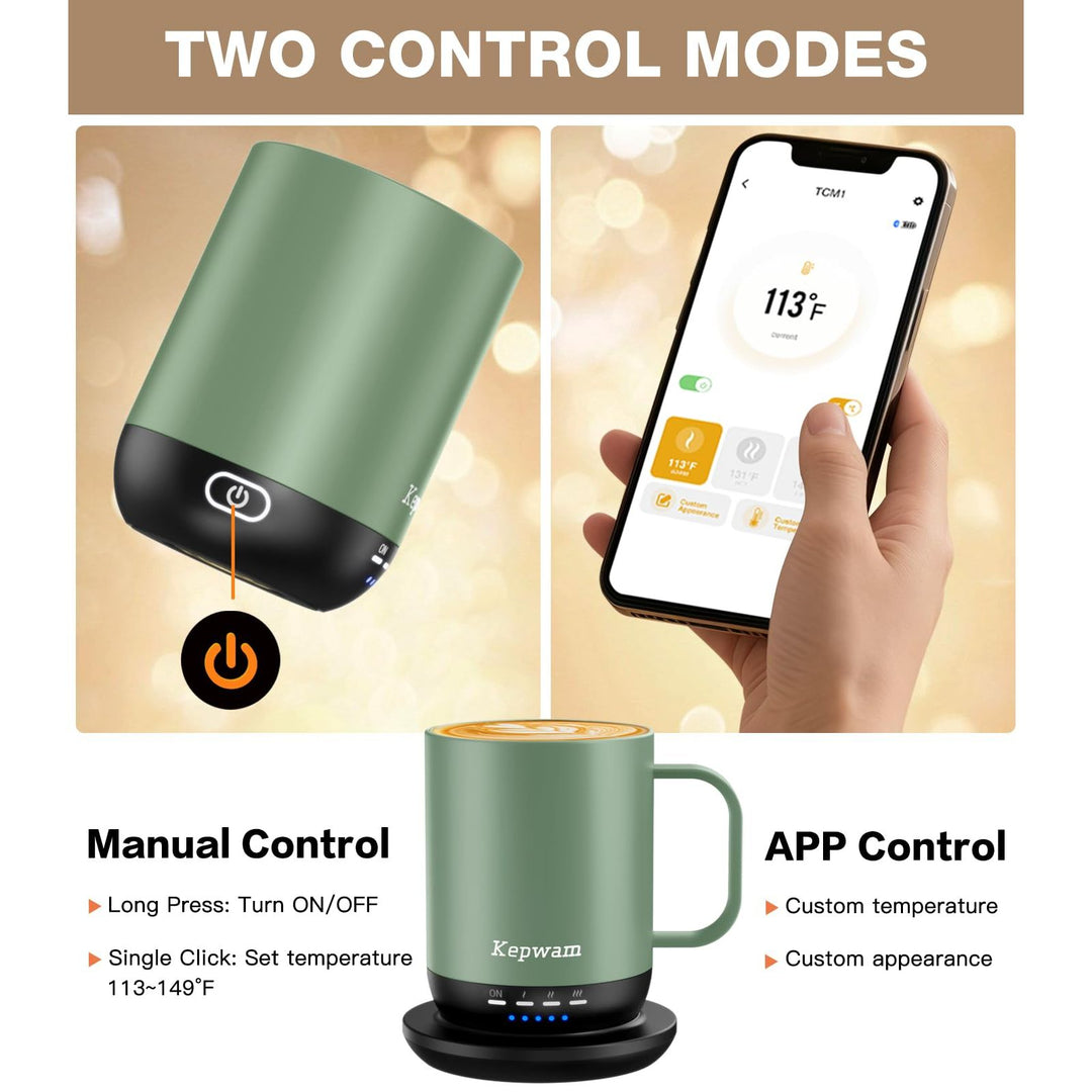 HeatMug Pro: Smart Self-Heating Coffee Cup
