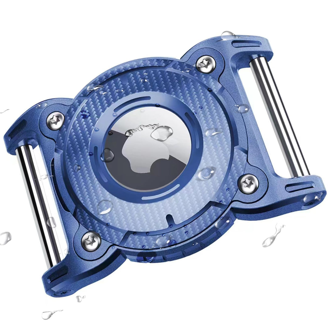 ONEONTA Waterproof AirTag Dog Collar Holder – TPU & Metal - DOKUTRONIX