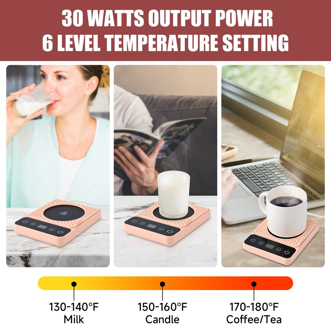 Smart Mug Warmer Pro: Timed Temp Control