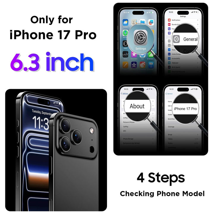 Temdan iPhone 17 Pro Max Case - Waterproof & Shockproof