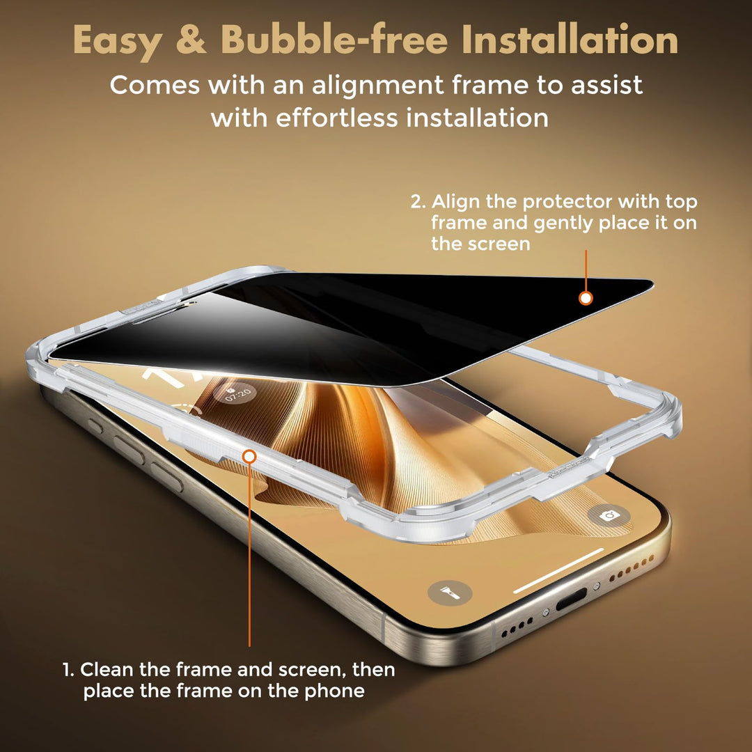 PrivacyShield 2-Pack for iPhone 16 Max