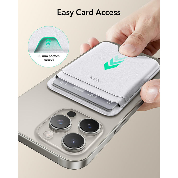 ESR MagSafe Slim Wallet - 5-Card RFID Black - DOKUTRONIX