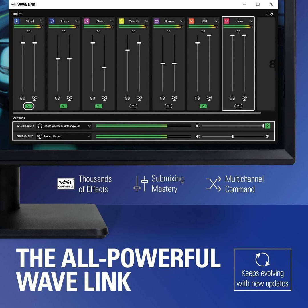 Wave:3 Black USB Mic - DOKUTRONIX