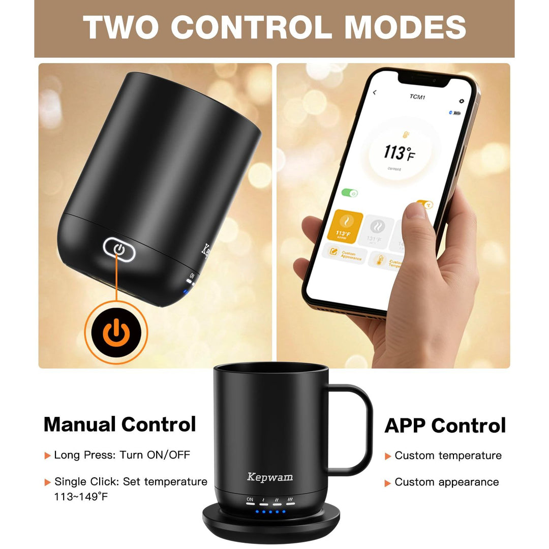 HeatMug Pro: Smart Self-Heating Coffee Cup