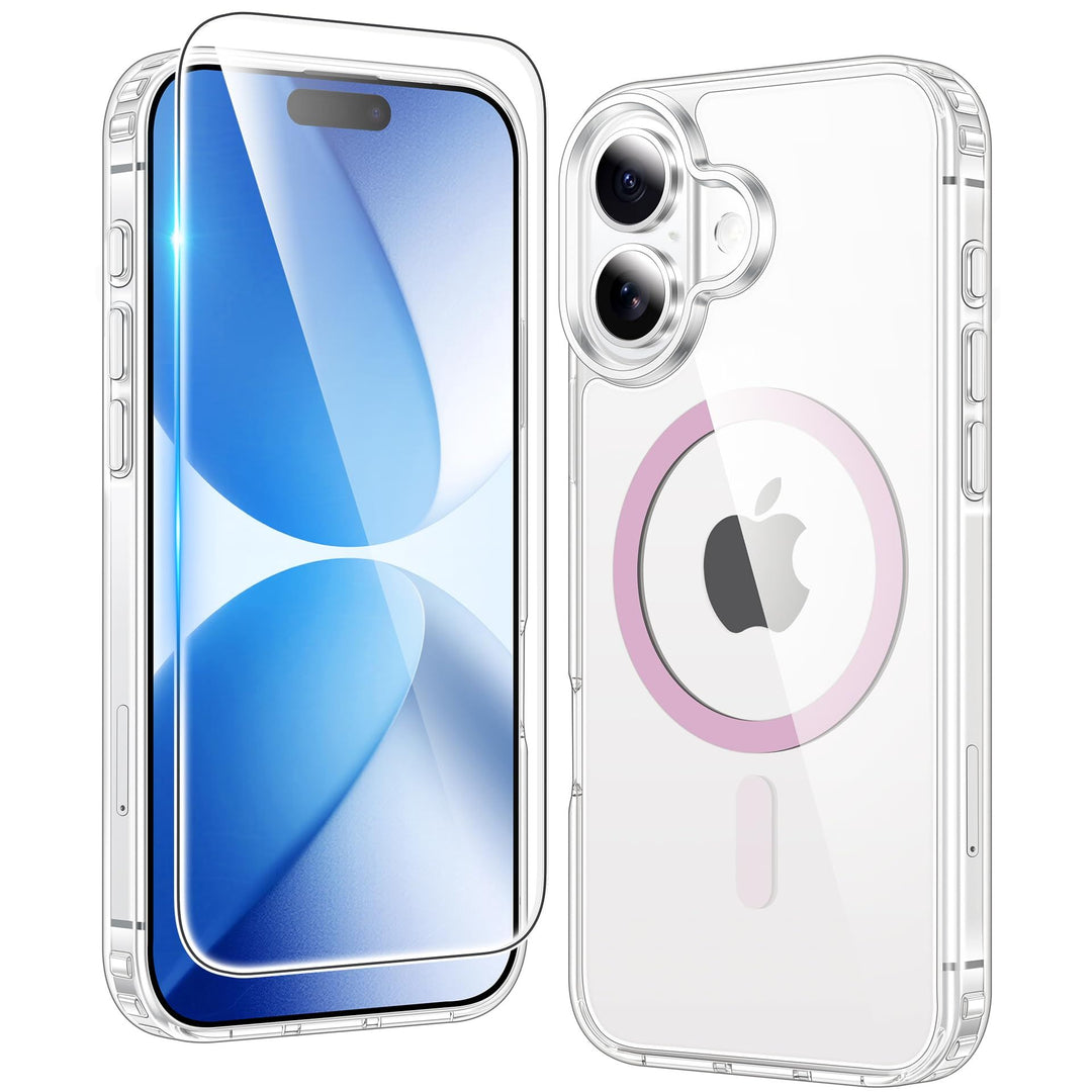 MaxGuard ClearShield: Magnetic Anti-Yellow iPhone Case