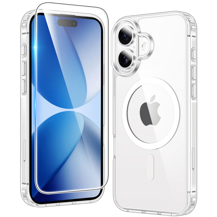 MaxGuard ClearShield: Magnetic Anti-Yellow iPhone Case