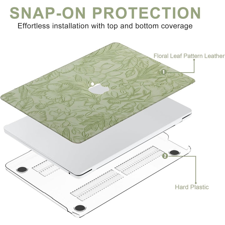 Floral Elegance MacBook Air 13.6 Case & Cover